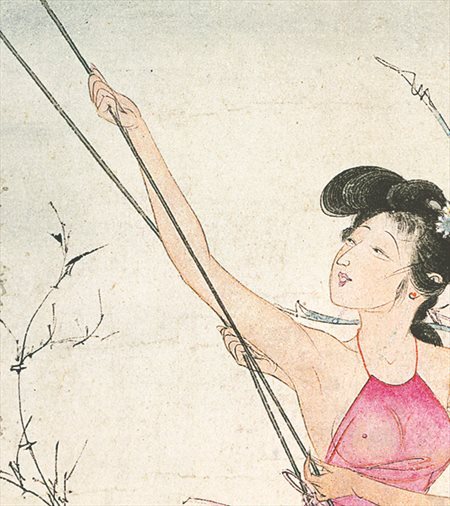 宁河-胡也佛的仕女画和最知名的金瓶梅秘戏图
